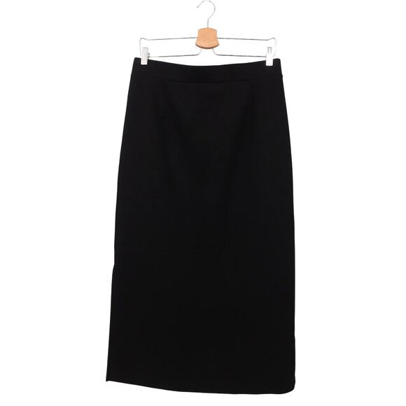 NWT Halara Women's Black High Waisted Split Bodycon Midi Skirt Size Large - Picture 2 of 7